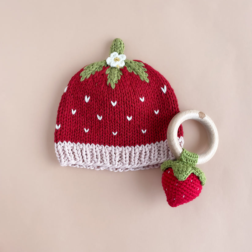 BAMBOO ADDIE STRAWBERRY HAT