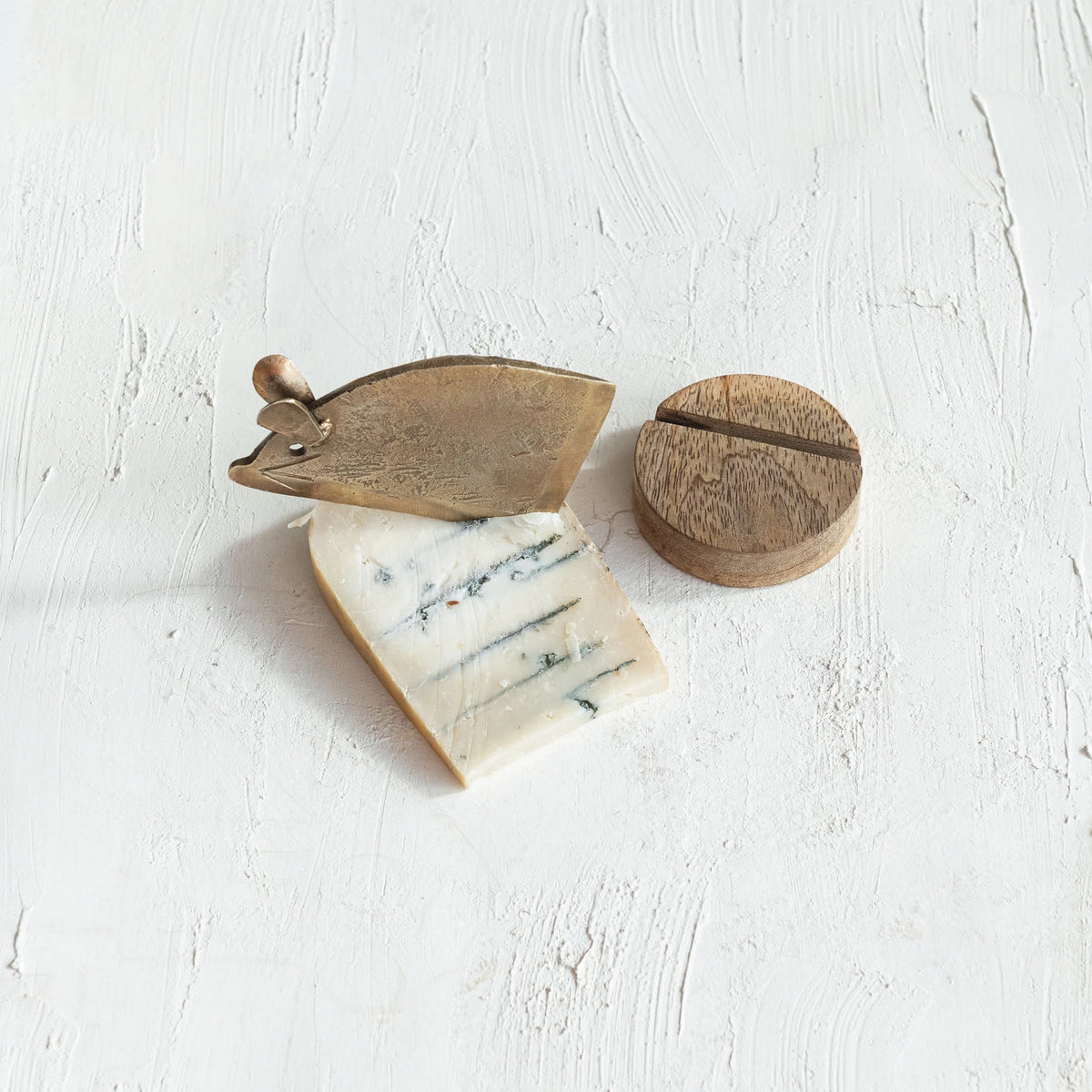 MOUSE CHEESE KNIFE IN WOOD