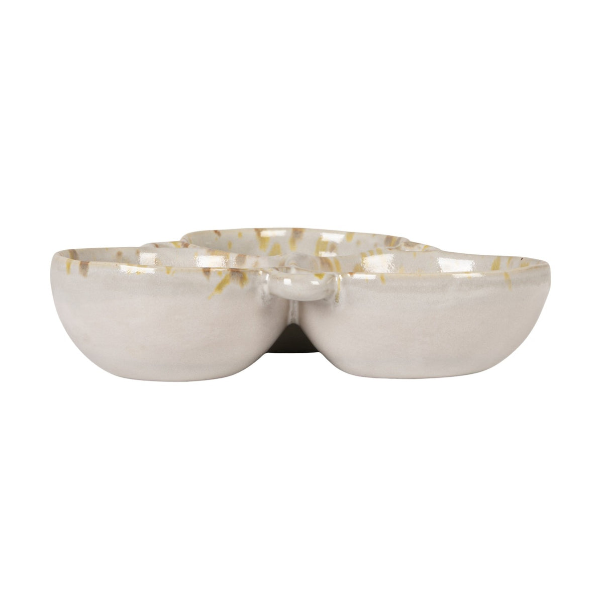 3 SECTION BOWL SPECKLED