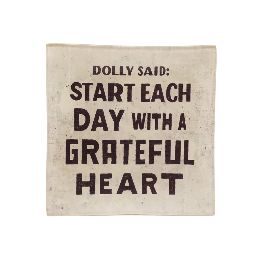 DOLLY SAID SQ PLATE