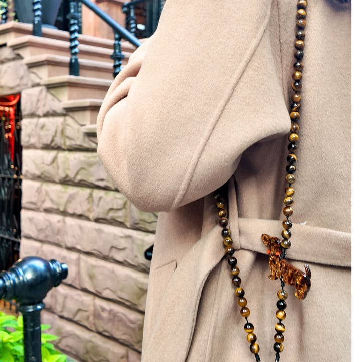 DACHSHUND CROSSBODY PHONE CHAIN