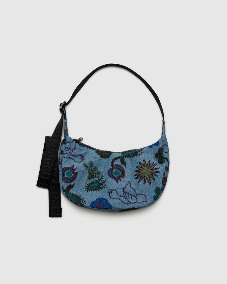SMALL NYLON CRESCENT BAG