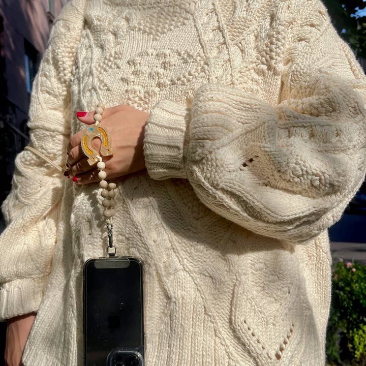 LUCKY HORSESHOE BRACELET PHONE CHAIN