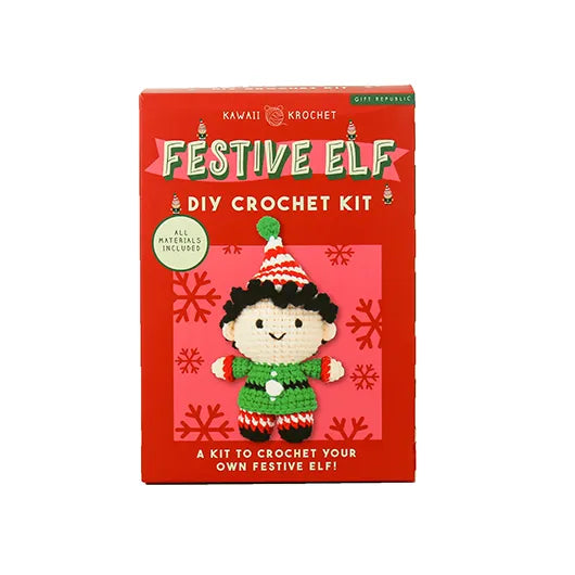 CHRISTMAS CROCHET KIT ELF