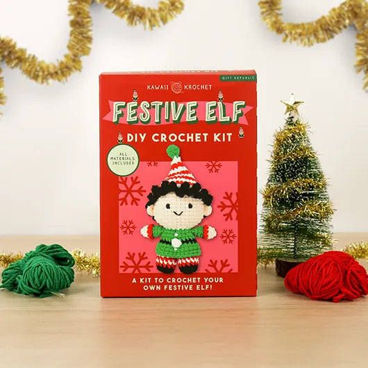 CHRISTMAS CROCHET KIT ELF