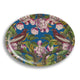 OVAL TRAY PATCH RUBY BIRDS