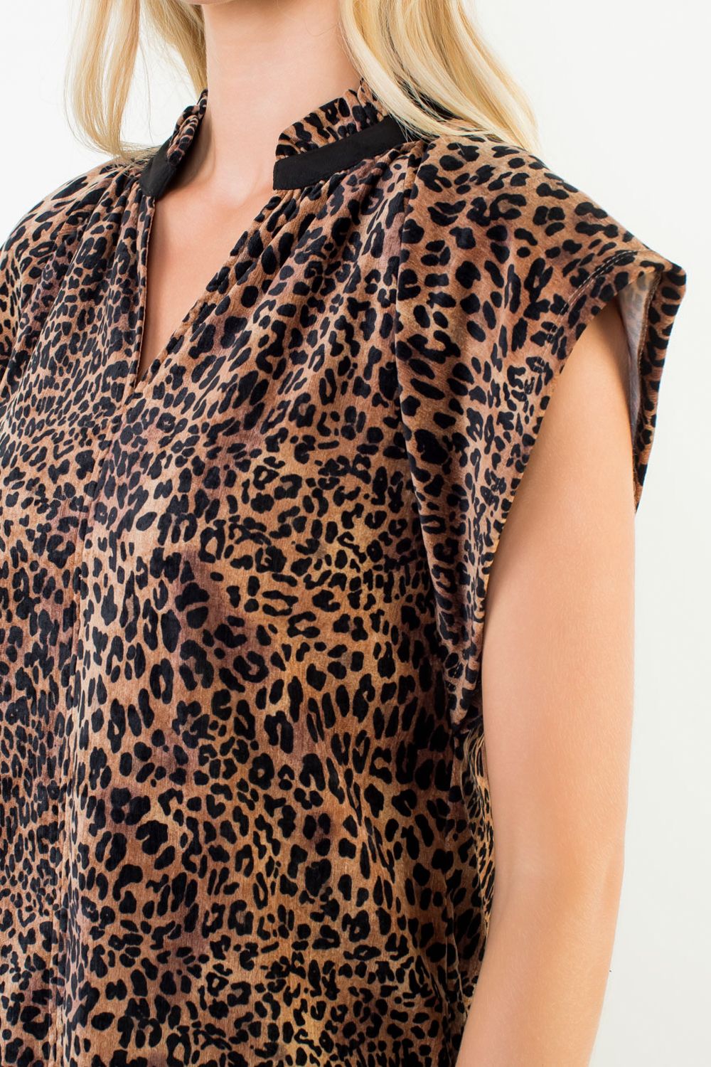 CHEETAH SUEDE DRESS