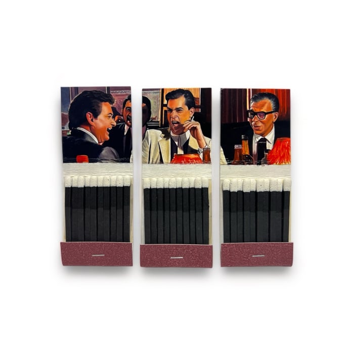 GOODFELLAS SET FRAMED MATCHBOOK