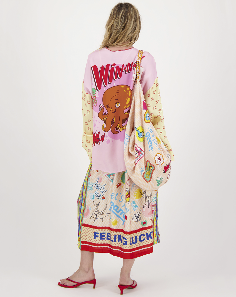 VANESSA PRINTED MIDI SKIRT
