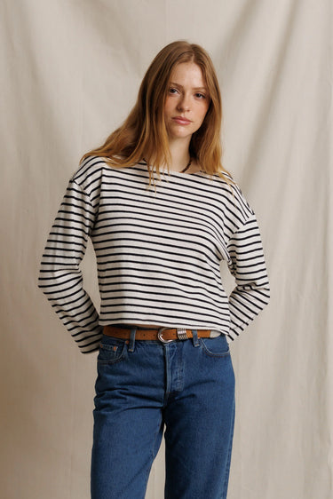 JENNA STRIPE BOATNECK LONG SLEEVE