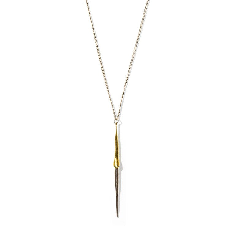 BIONIC PENDANT BRASS/STERLING