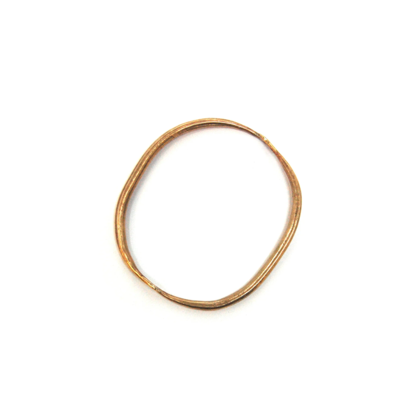 BRASS QUILL BANGLE