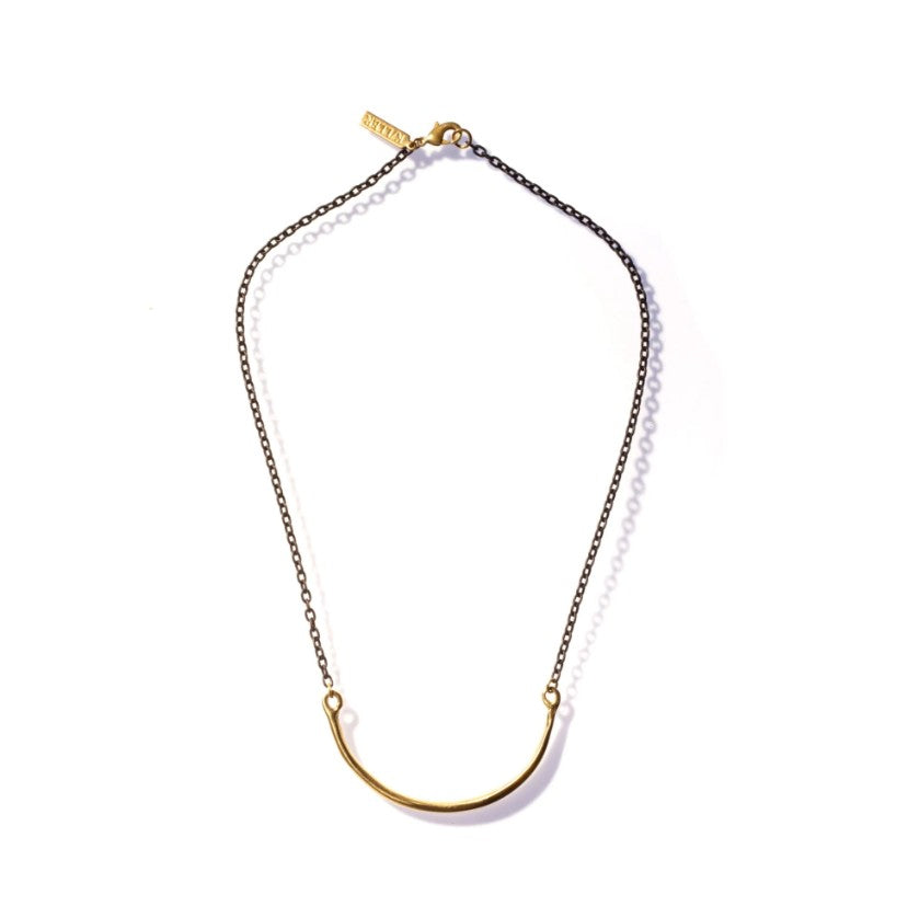 SMALL QUILL CURVE COLLAR BRASS