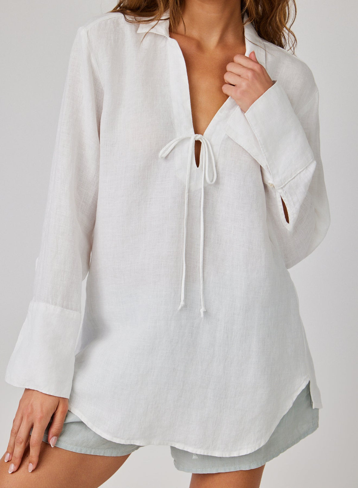 TIE NECK TUNIC