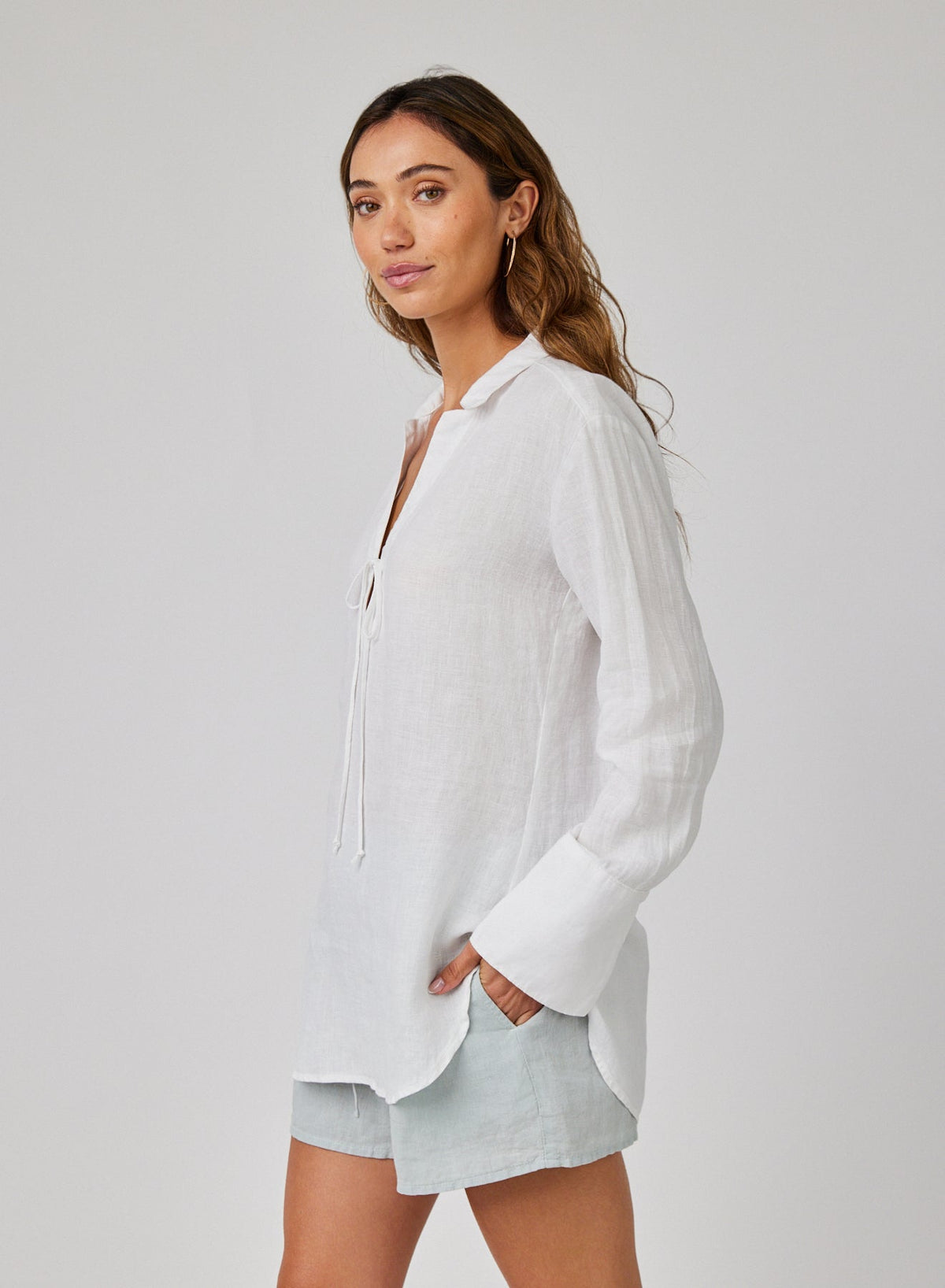 TIE NECK TUNIC