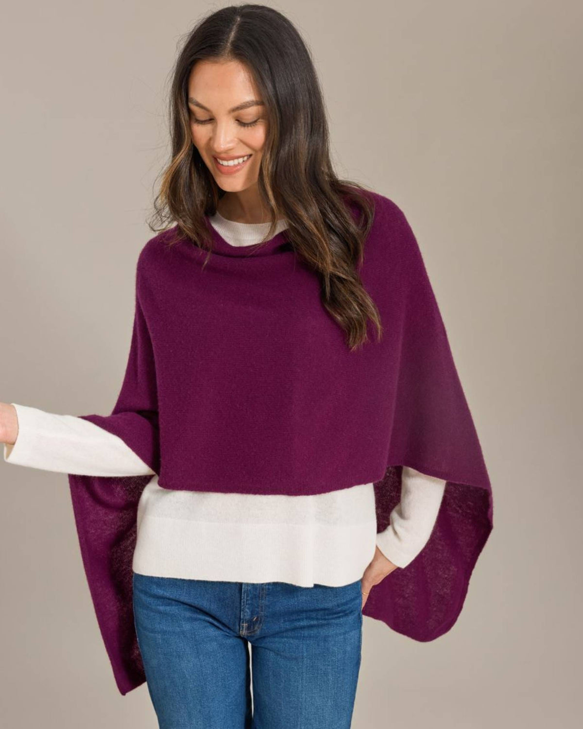 CASHMERE PONCHO