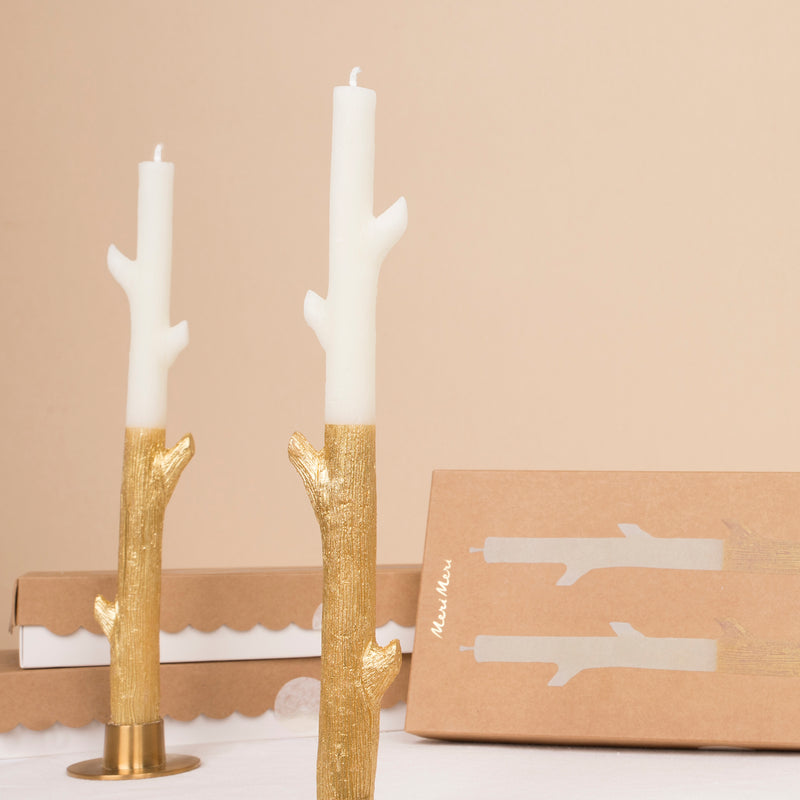 GOLD DIPPED STICK CANDLES