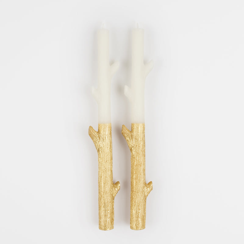 GOLD DIPPED STICK CANDLES
