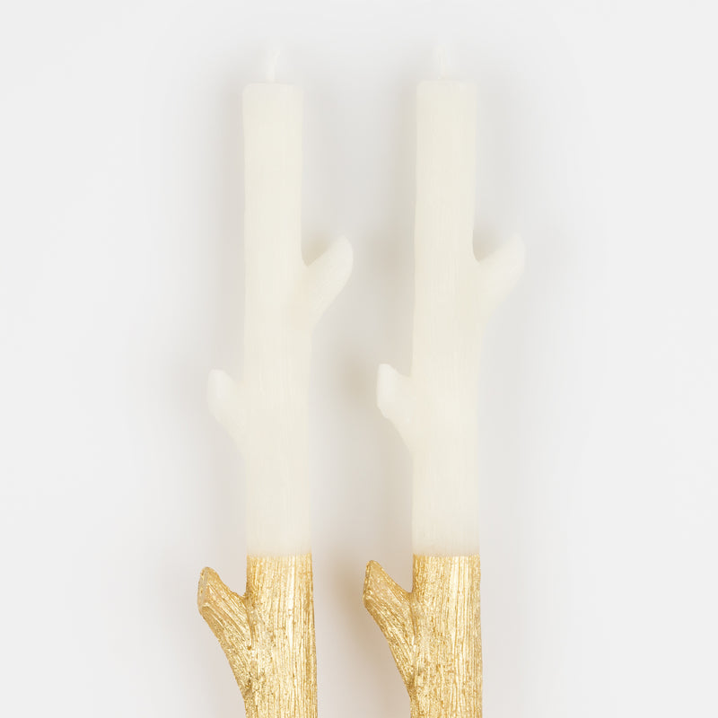 GOLD DIPPED STICK CANDLES