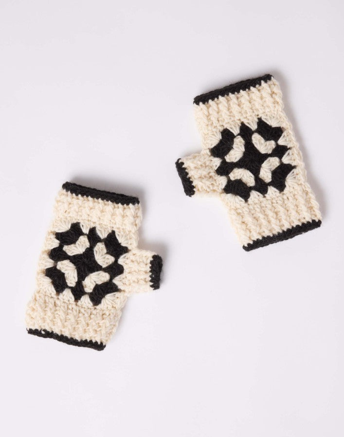 LA PAZ CROCHET FINGERLESS GLOVES