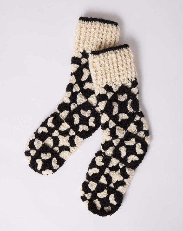 LA PAZ CROCHET SLIPPER SOCKS