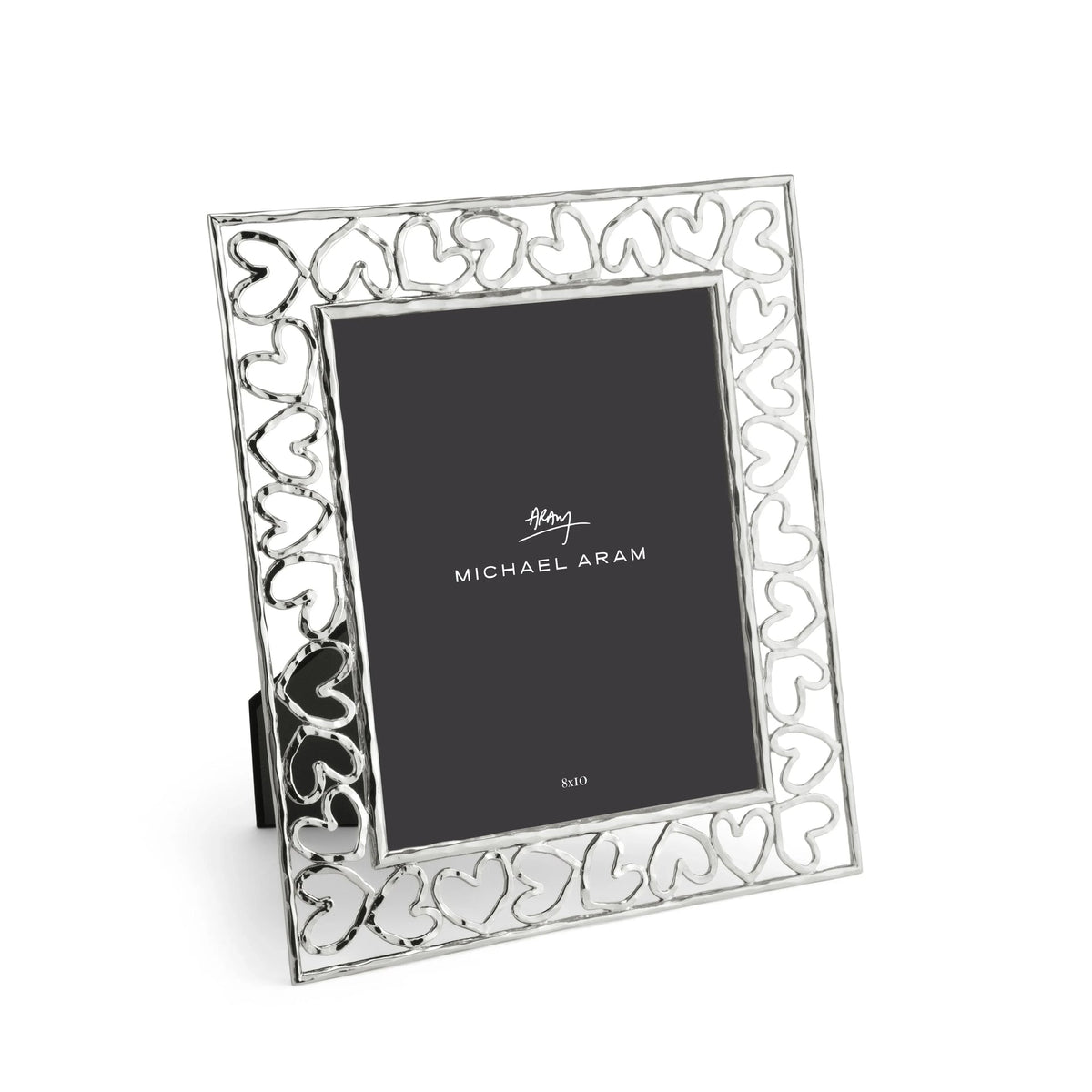 HEART FRAME SILVER 4X6