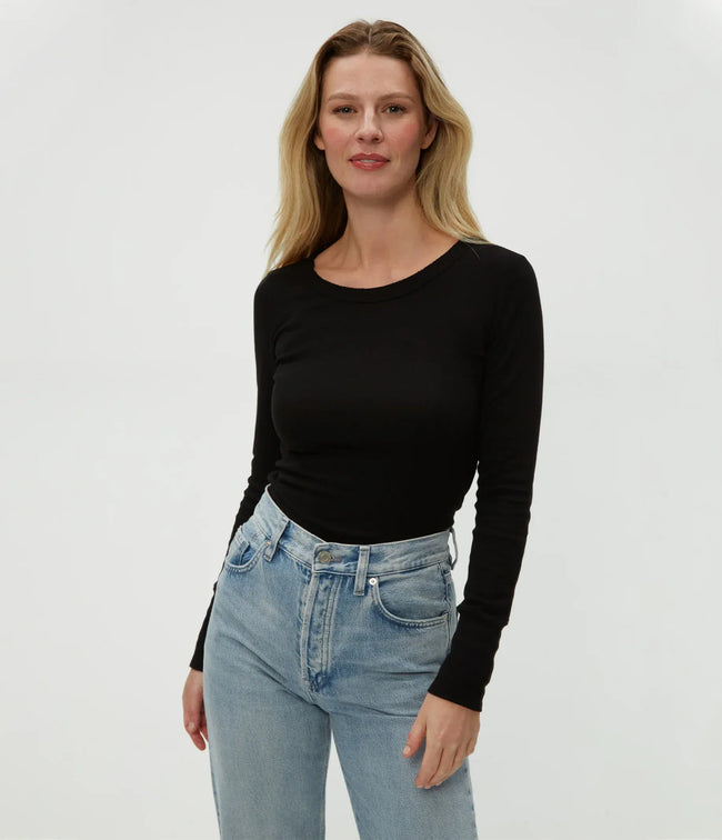 KELSO LS SUPIMA CREW NECK