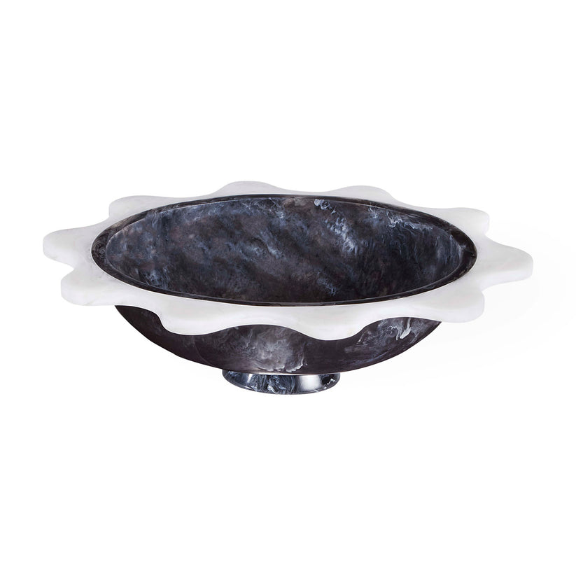 COMO RIPPLE BOWL BLACK/WHITE