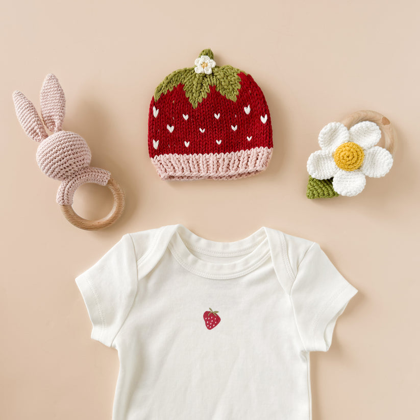 BAMBOO ADDIE STRAWBERRY HAT