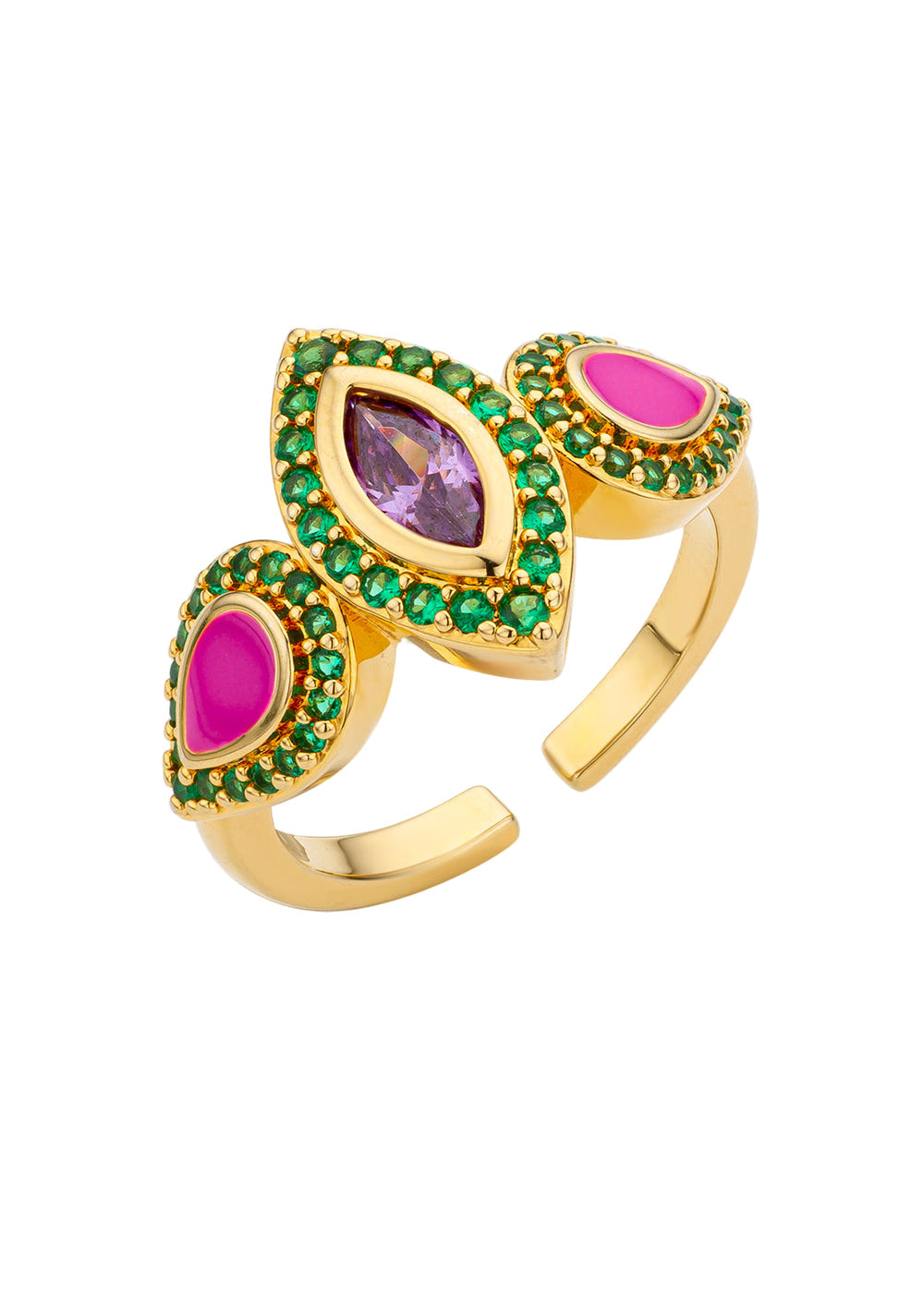 FUCHSIA LOVELY RING