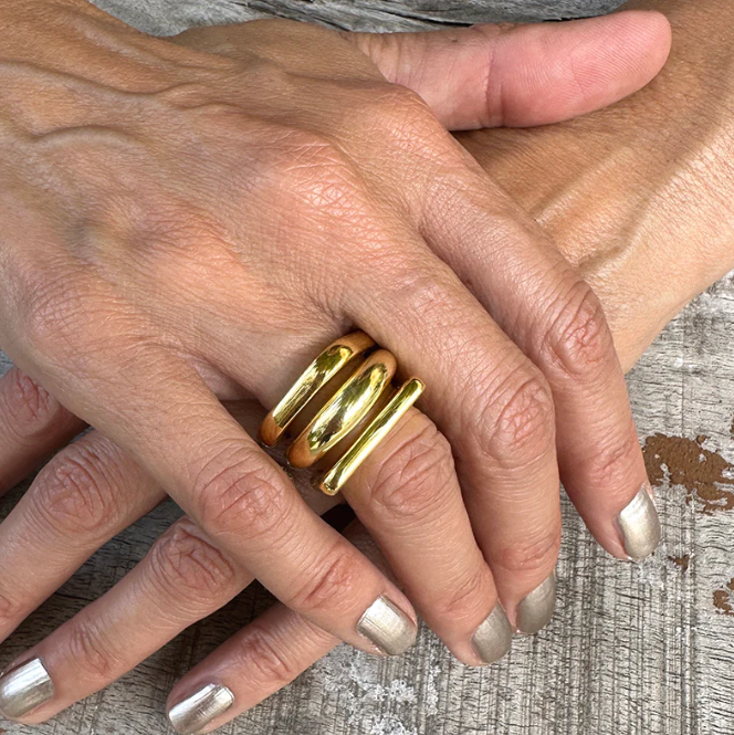 GOLD VERMEIL RING
