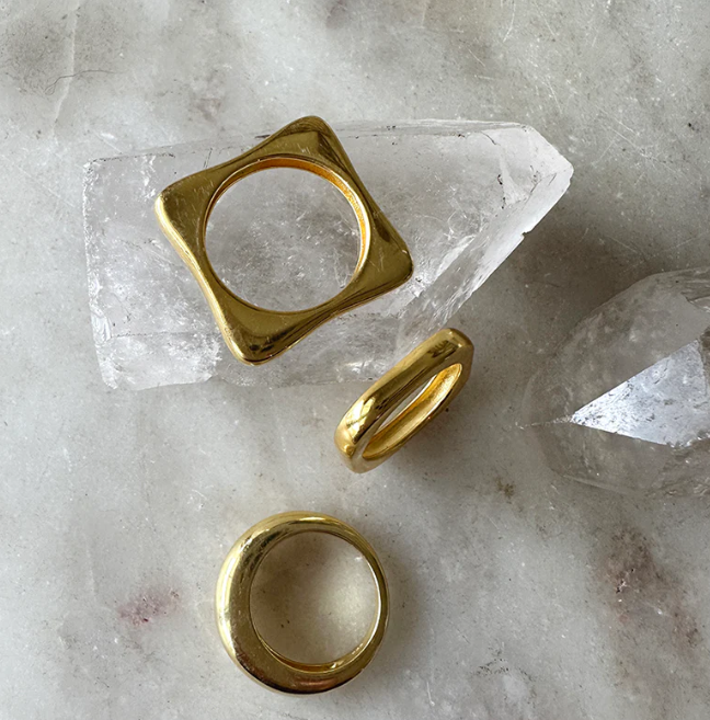 GOLD VERMEIL RING