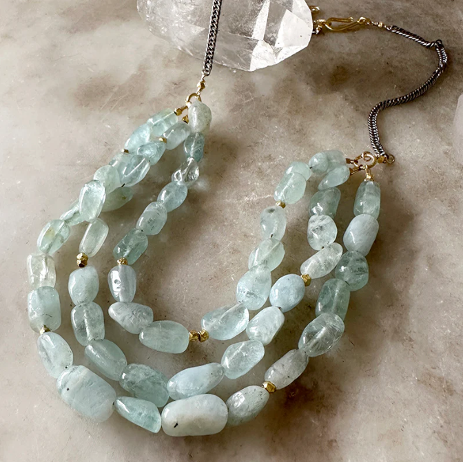 AQUAMARINE NECKLACE