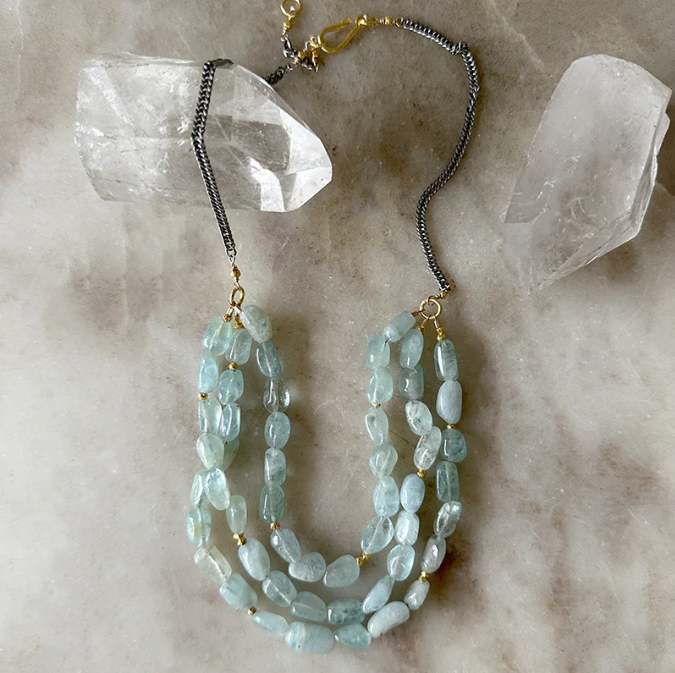 AQUAMARINE NECKLACE