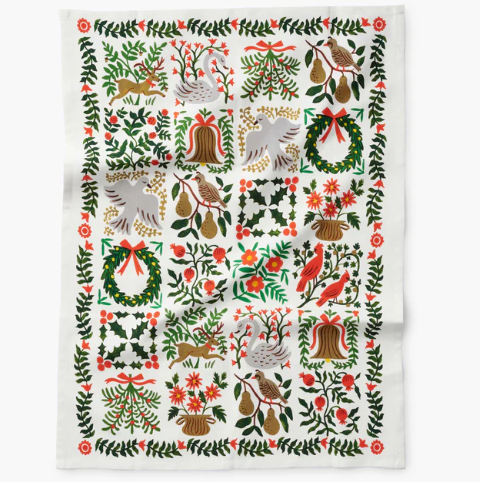 HOLIDAY TEA TOWEL