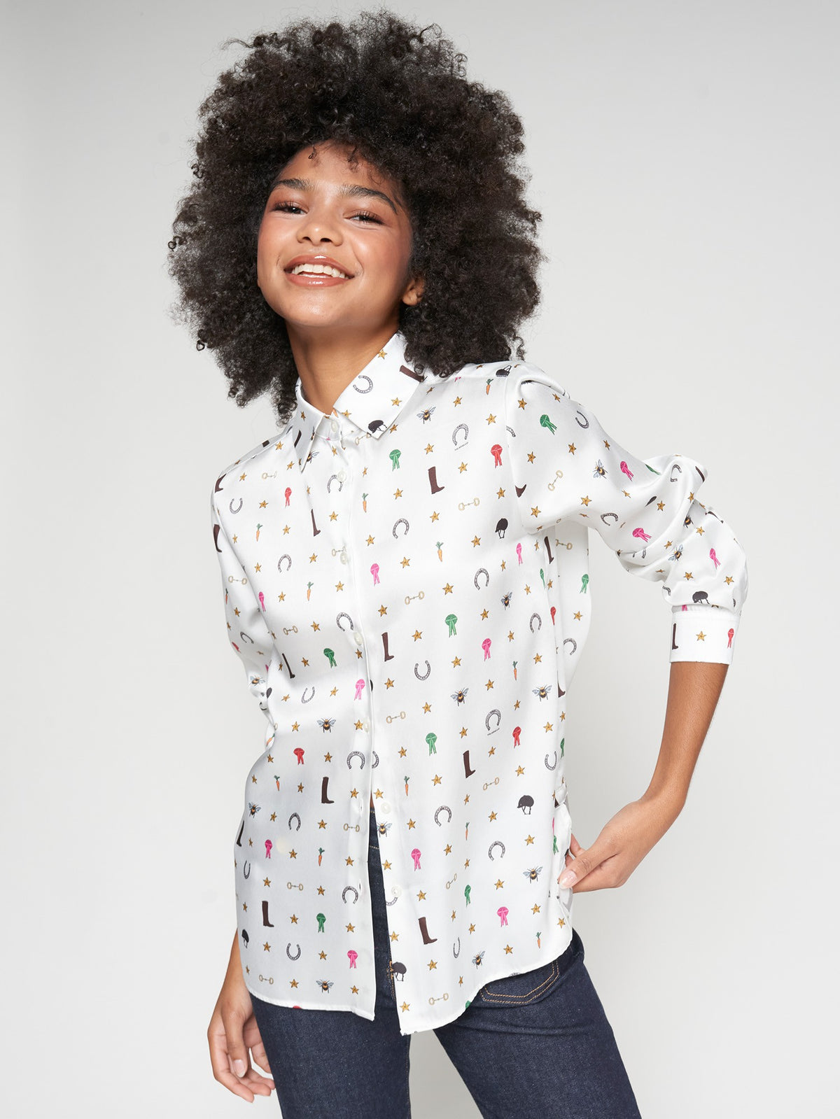 WESTERN ICON BUTTON DOWN