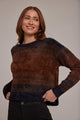 SLOUCHY SWEATER- CHOCOLATE OMBRE