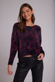 SLOUCHY SWEATER- SANGRIA CLOUD DYE