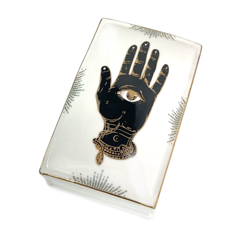 SNAKE CHARMER CERAMIC BOX