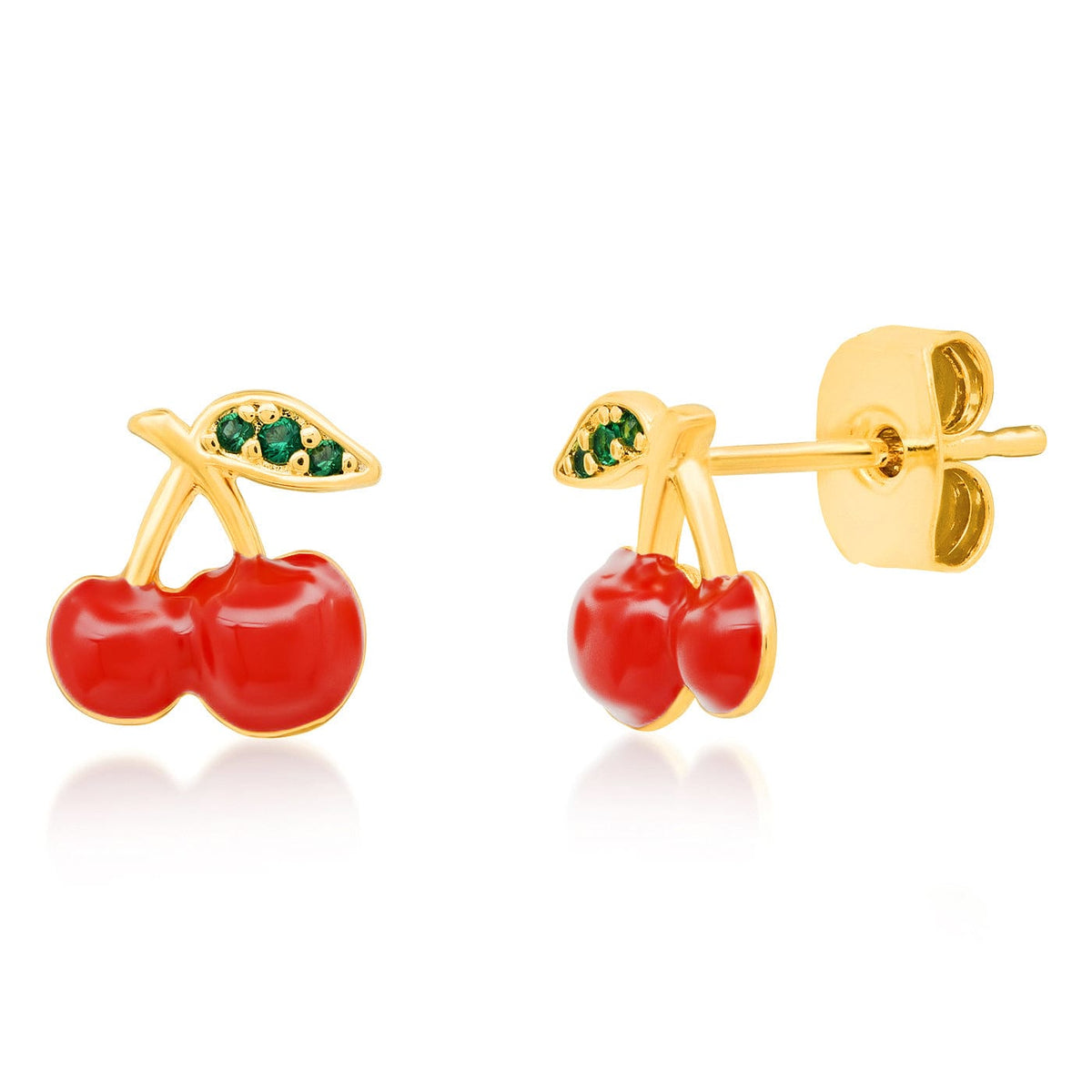 ENAMEL CHERRY POST