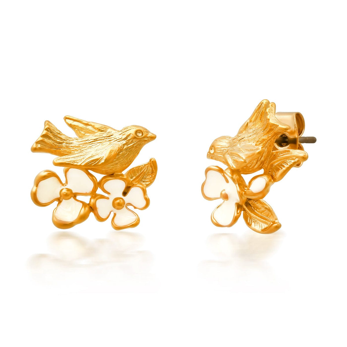 BIRD/FLOWER STUD