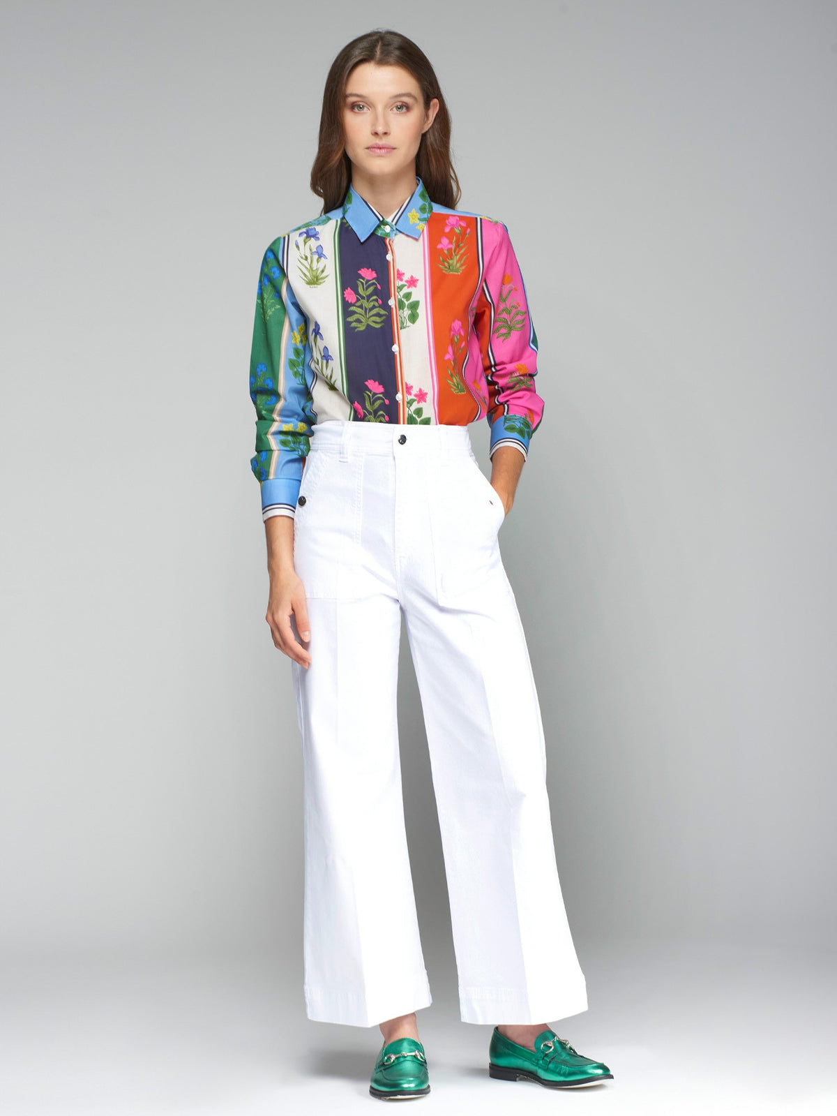 WHITE POCKET TROUSER