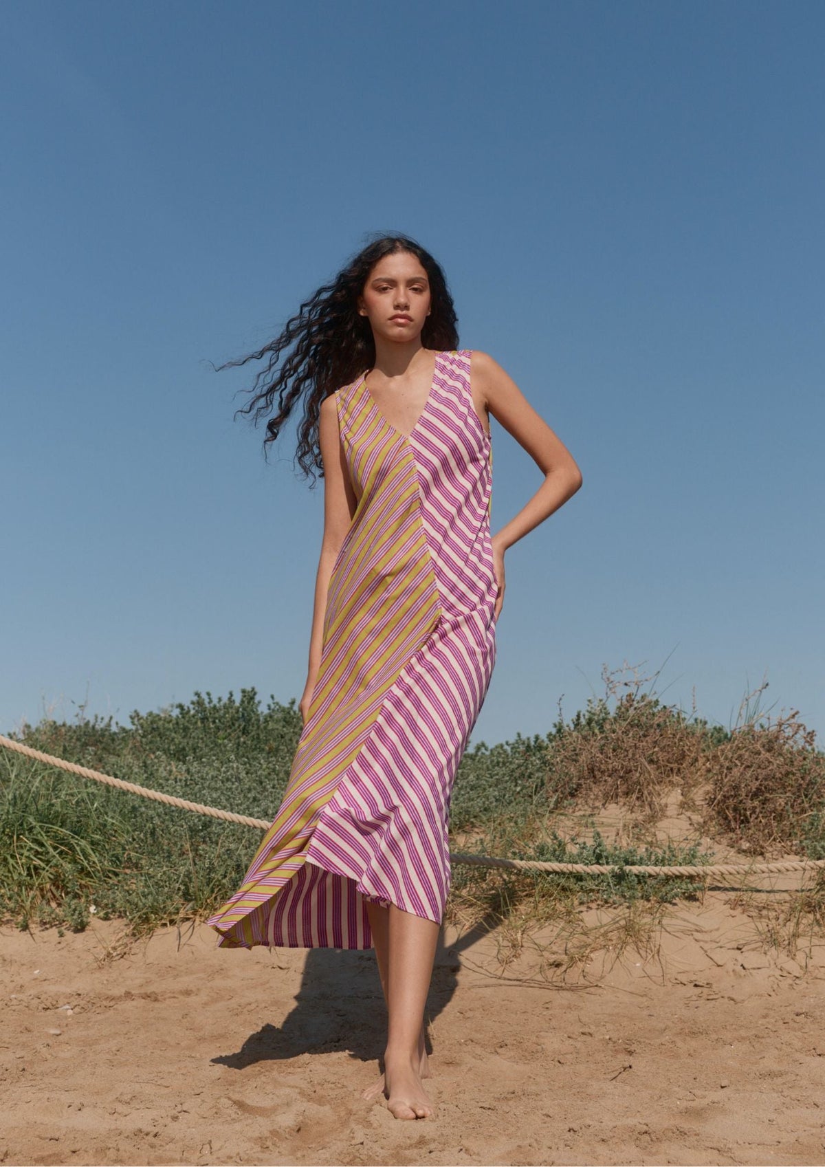MIX STRIPE MILOS DRESS