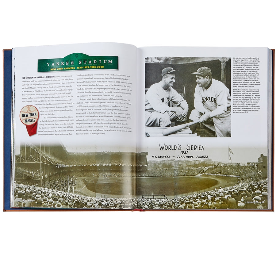 LEATHER BOUND BALLPARKS PAST & PRESENT
