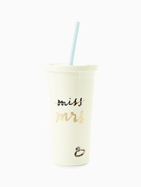 KATE SPADE MISS TO MRS TUMBLER