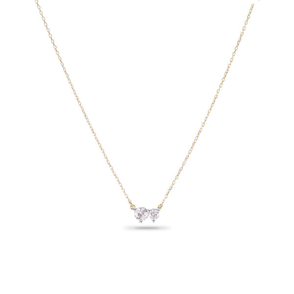 2 DIAMOND AMIGOS NECKLACE