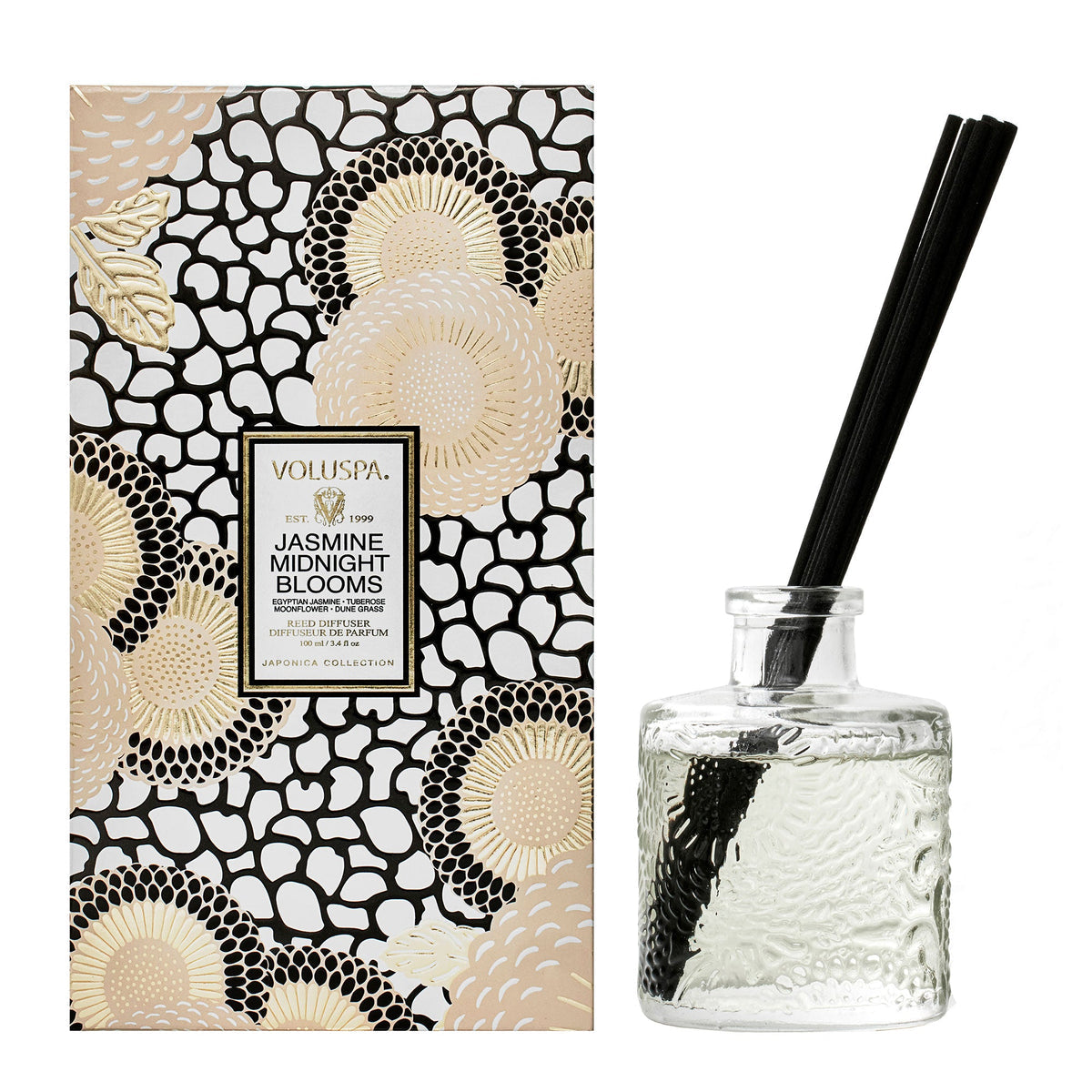 JASMINE MIDNIGHT BLOOMS REED DIFFUSER