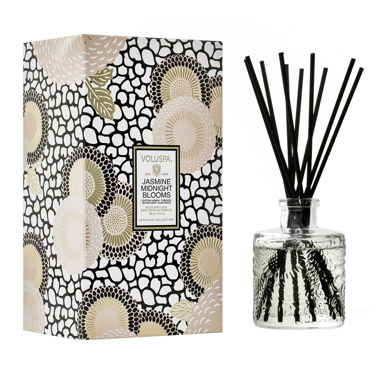 JASMINE MIDNIGHT BLOOMS REED DIFFUSER