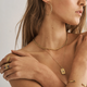 MERI LOCKET GOLD NECKLACE