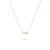 SUPER TINY PAVE BAR NECKLACE